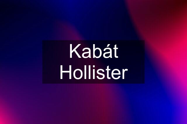 Kabát Hollister