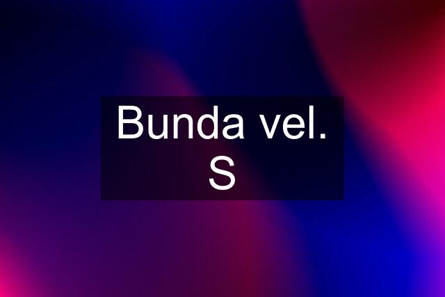 Bunda vel. S