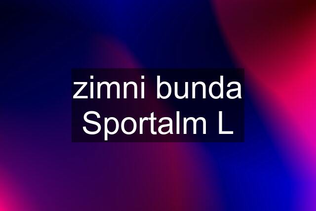 zimni bunda Sportalm L