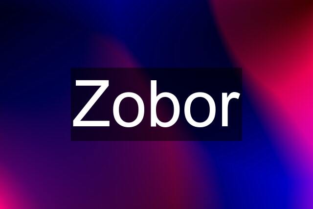 Zobor