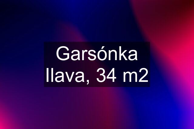 Garsónka Ilava, 34 m2