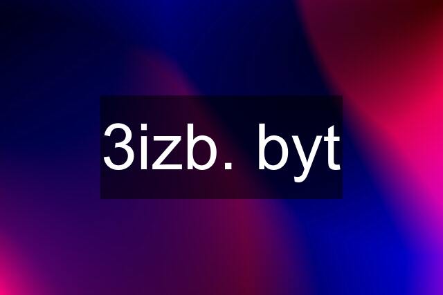 3izb. byt