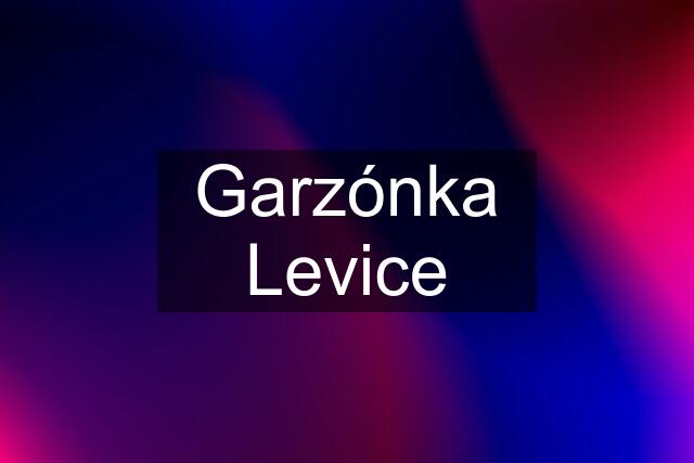 Garzónka Levice