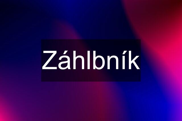 Záhlbník