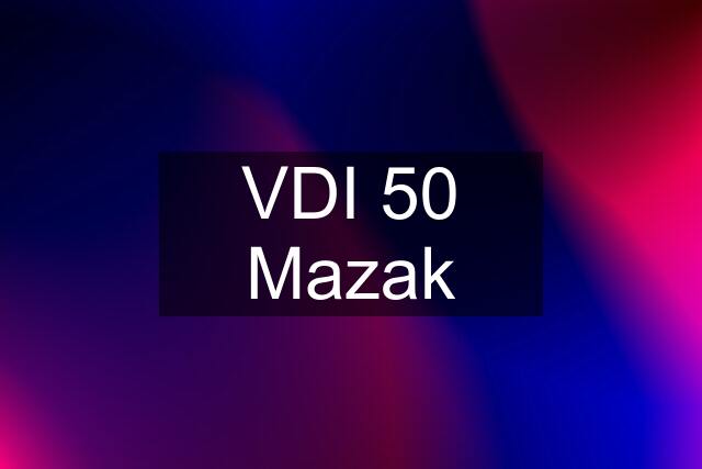 VDI 50 Mazak