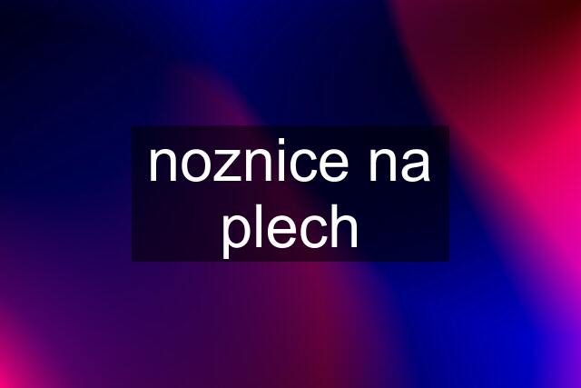 noznice na plech