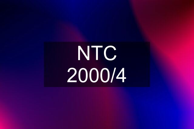 NTC 2000/4