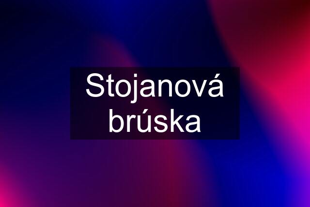 Stojanová brúska