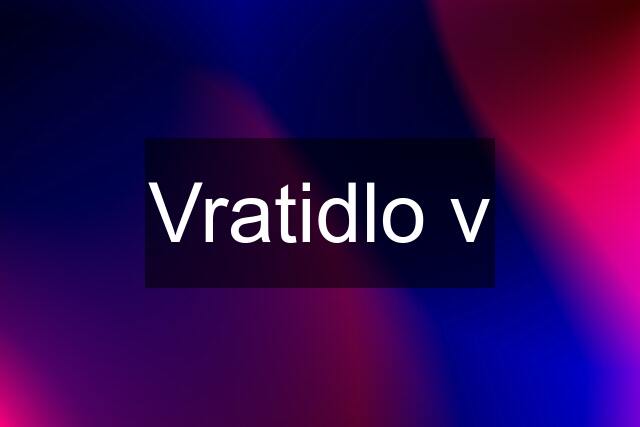 Vratidlo v