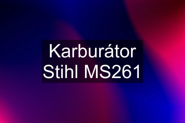Karburátor Stihl MS261