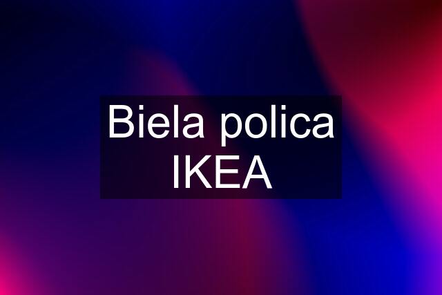 Biela polica IKEA