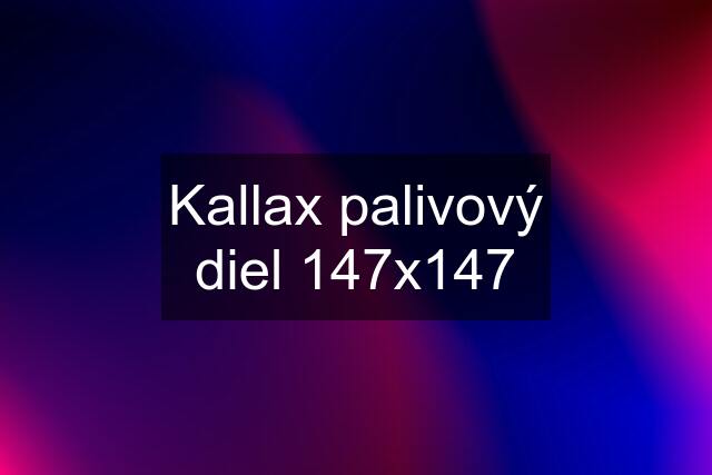 Kallax palivový diel 147x147