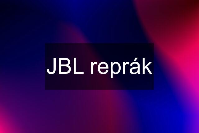 JBL reprák