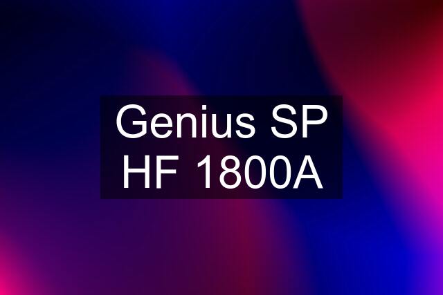 Genius SP HF 1800A