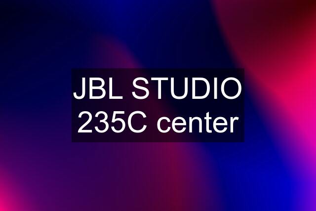 JBL STUDIO 235C center