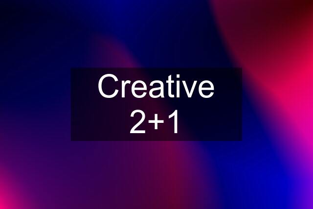 Creative 2+1