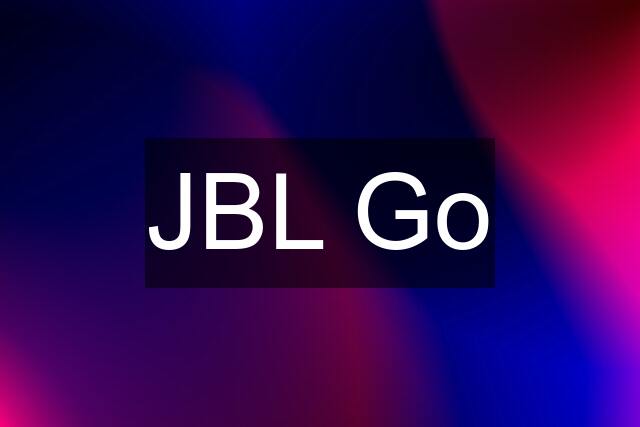 JBL Go