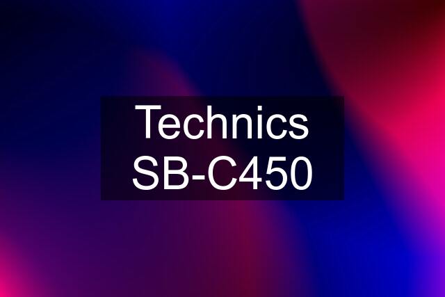 Technics SB-C450