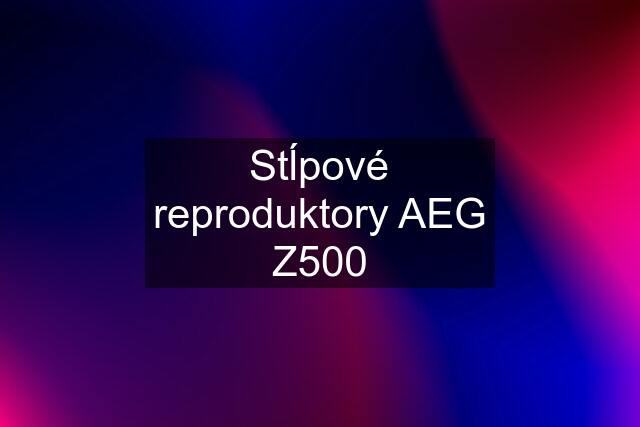 Stĺpové reproduktory AEG Z500