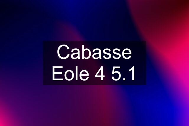 Cabasse Eole 4 5.1