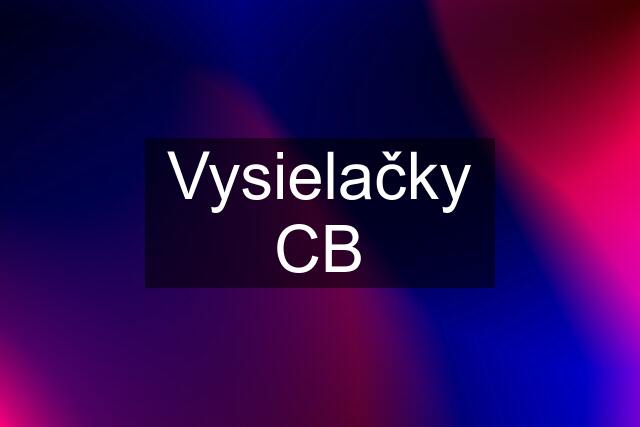 Vysielačky CB