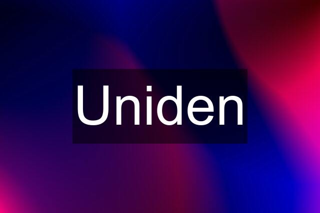 Uniden