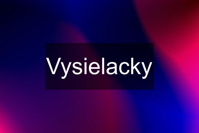 Vysielacky