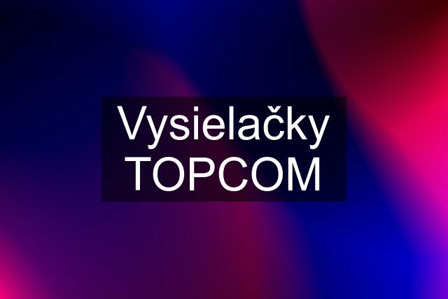 Vysielačky TOPCOM