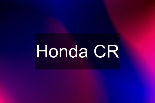 Honda CR