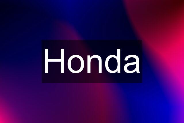 Honda