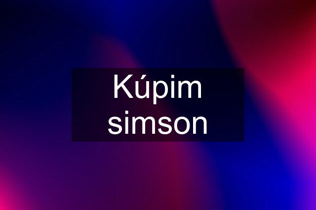 Kúpim simson