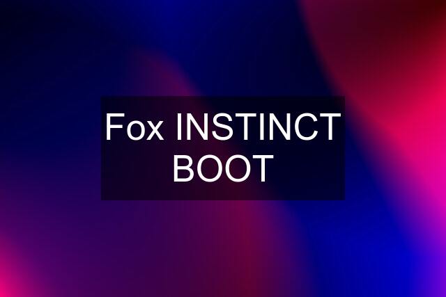 Fox INSTINCT BOOT