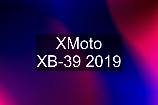 XMoto XB-39 2019