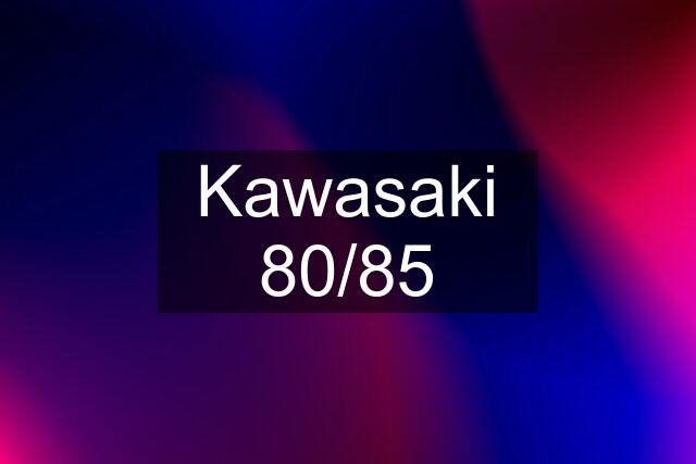 Kawasaki 80/85