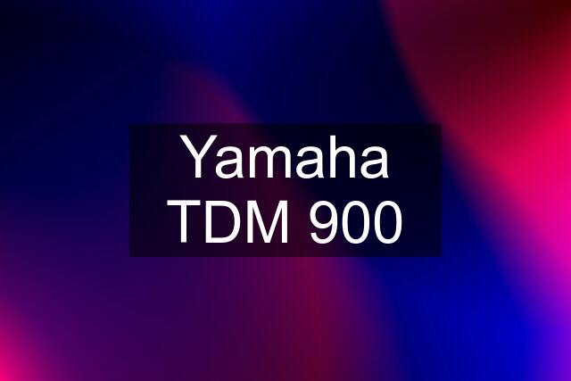 Yamaha TDM 900