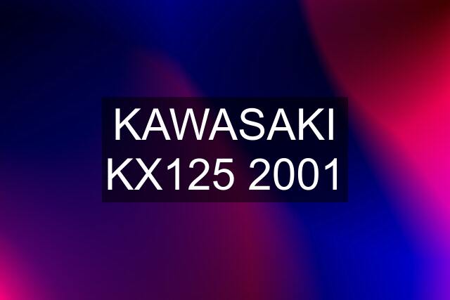 KAWASAKI KX125 2001