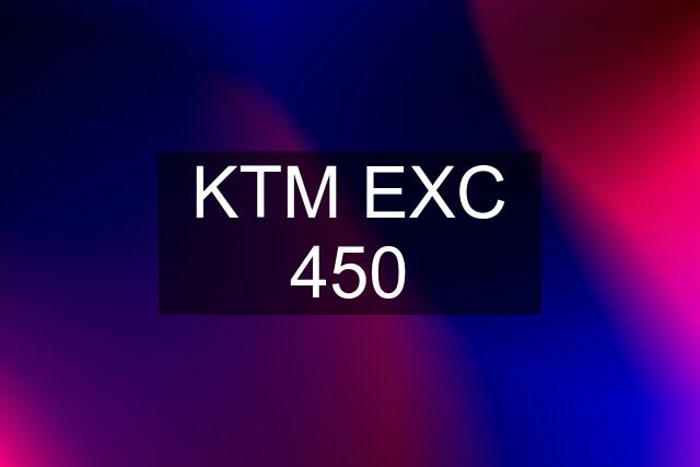 KTM EXC 450