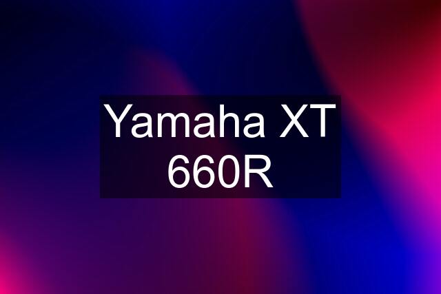 Yamaha XT 660R