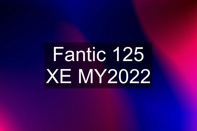 Fantic 125 XE MY2022