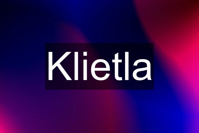 Klietla