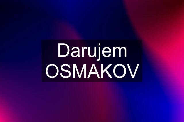 Darujem OSMAKOV