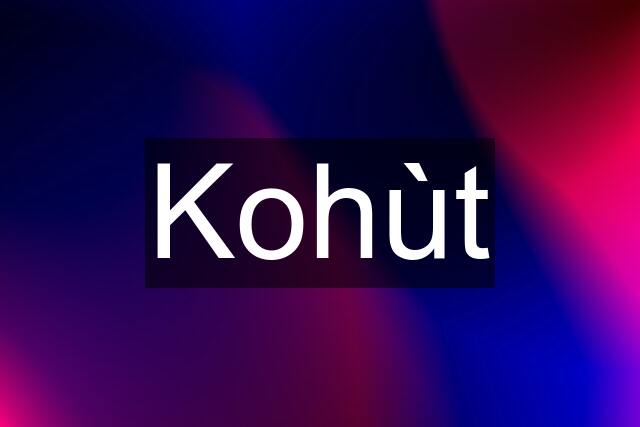 Kohùt