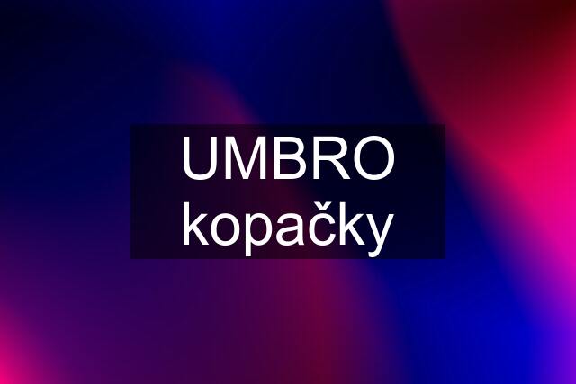 UMBRO kopačky