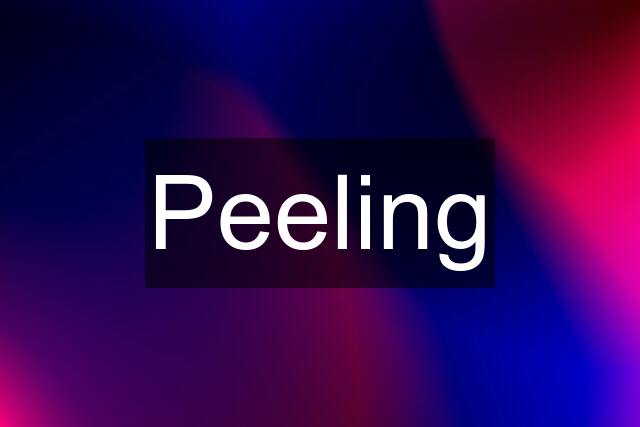 Peeling