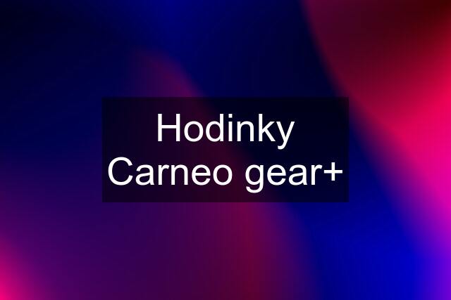 Hodinky Carneo gear+