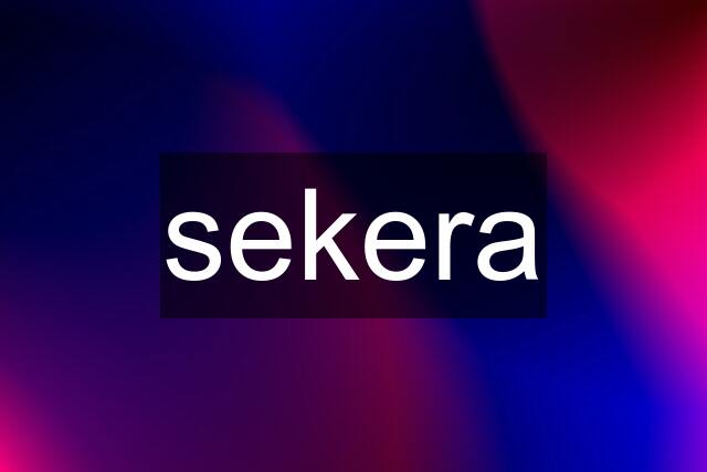 sekera