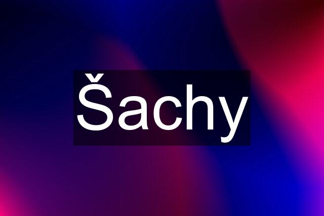 Šachy