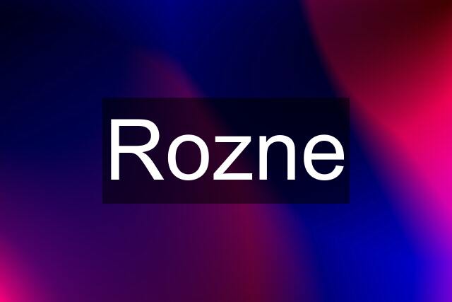 Rozne