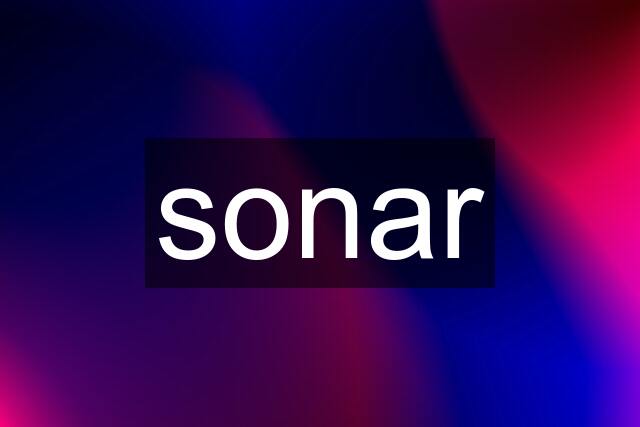 sonar