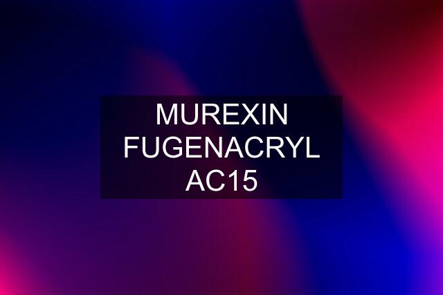 MUREXIN FUGENACRYL AC15